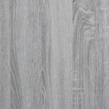 vidaXL Τραπέζι Μπαρ Γκρι Sonoma 95x47x103,5cm από Επεξεργ. Ξύλο 1 τεμ.