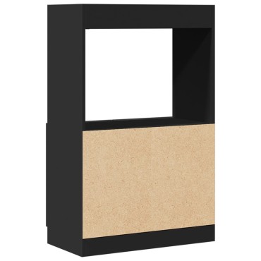 vidaXL Ντουλάπι Μαύρο 63x33x100cm από Επεξεργασμένο Ξύλο 1 τεμ.