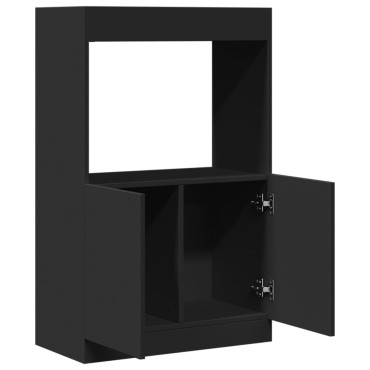 vidaXL Ντουλάπι Μαύρο 63x33x100cm από Επεξεργασμένο Ξύλο 1 τεμ.