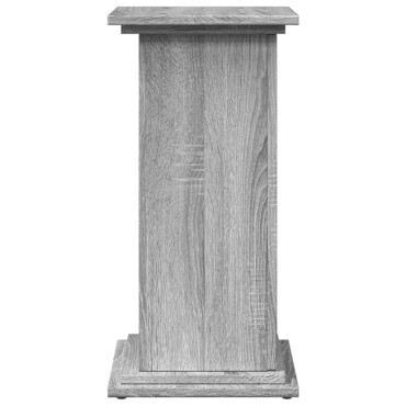 vidaXL Βάση Οθόνης με Αποθ. Γκρι Sonoma 31x30x60 εκ. Επεξεργ. Ξύλο