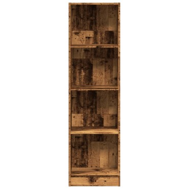 vidaXL Βιβλιοθήκη Όψη Παλαιού Ξύλου 40x24x143cm Επεξεργασμένο Ξύλο 1 τεμ.