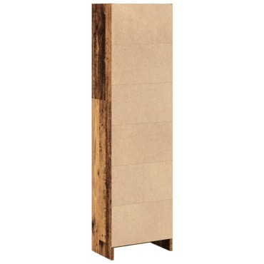 vidaXL Βιβλιοθήκη Όψη Παλαιού Ξύλου 40x24x143cm Επεξεργασμένο Ξύλο 1 τεμ.