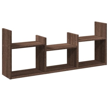 vidaXL Ντουλάπι Τοίχου Καφέ Δρυς 100x18x40cm από Επεξεργασμένο Ξύλο 1 τεμ.