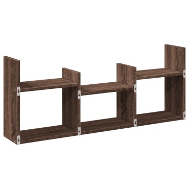 vidaXL Ντουλάπι Τοίχου Καφέ Δρυς 100x18x40cm από Επεξεργασμένο Ξύλο 1 τεμ.
