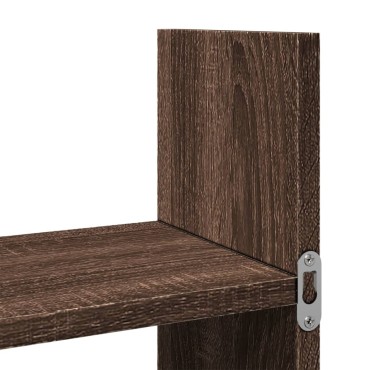 vidaXL Ντουλάπι Τοίχου Καφέ Δρυς 100x18x40cm από Επεξεργασμένο Ξύλο 1 τεμ.