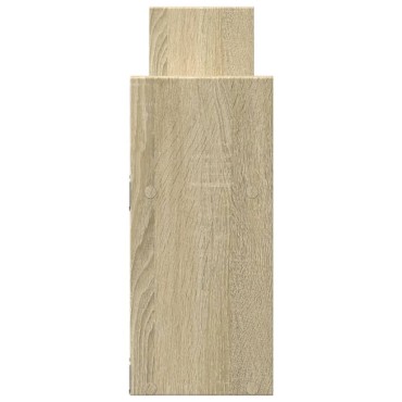vidaXL Ντουλάπι Τοίχου Sonoma Δρυς 100x18x40cm από Επεξεργασμένο Ξύλο 1 τεμ.