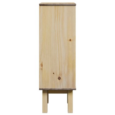 vidaXL Ντουλάπι Μπάνιου OTTA 35x30x90cm Μασίφ Ξύλο Πεύκου
