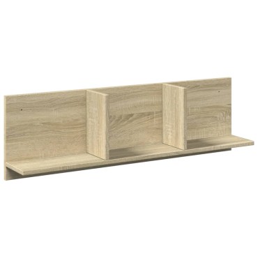 vidaXL Ντουλάπι Τοίχου Sonoma Δρυς 100x16,5x30cm Επεξεργασμένο Ξύλο 1 τεμ.