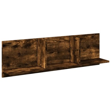 vidaXL Ντουλάπι Τοίχου Καπνιστή Δρυς 100x16,5x30cm Επεξεργασμένο Ξύλο 1 τεμ.