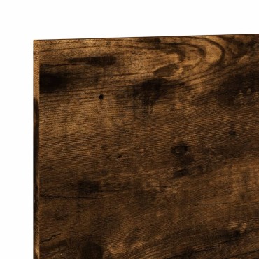 vidaXL Ντουλάπι Τοίχου Καπνιστή Δρυς 100x16,5x30cm Επεξεργασμένο Ξύλο 1 τεμ.
