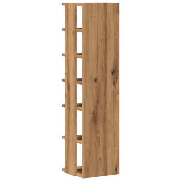 vidaXL Παπουτσοθήκες 2 τεμ. Αρτισιανή Δρυς 28x27x102cm Επεξ. Ξύλο