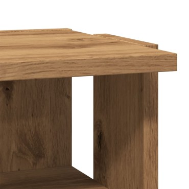vidaXL Παπουτσοθήκες 2 τεμ. Αρτισιανή Δρυς 28x27x102cm Επεξ. Ξύλο