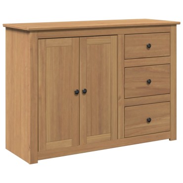 vidaXL Μπουφές με Συρτάρια Panama 112x40x80cm από Μασίφ Ξύλο Πεύκου 1 τεμ.