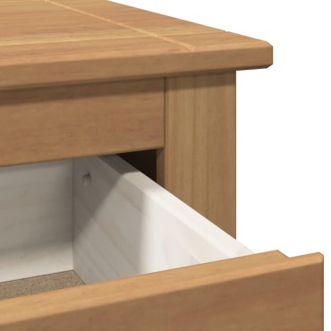 vidaXL Μπουφές με Συρτάρια Panama 112x40x80cm από Μασίφ Ξύλο Πεύκου 1 τεμ.