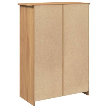 vidaXL Παπουτσοθήκη Panama 80x40x114cm από Μασίφ Ξύλο Πεύκου