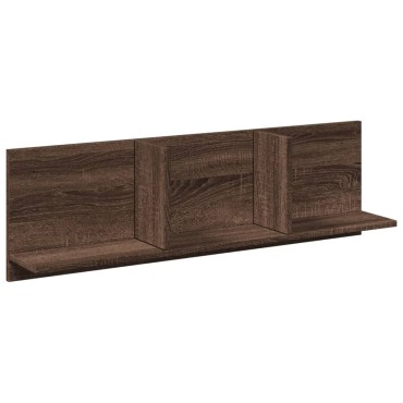vidaXL Ντουλάπι Τοίχου Καφέ Δρυς 100x16,5x30cm Επεξεργασμένο Ξύλο 1 τεμ.
