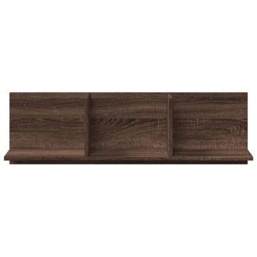 vidaXL Ντουλάπι Τοίχου Καφέ Δρυς 100x16,5x30cm Επεξεργασμένο Ξύλο 1 τεμ.