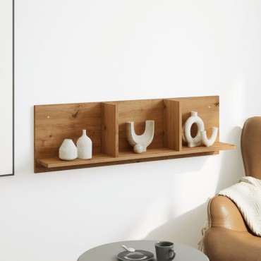 vidaXL Ντουλάπι Τοίχου Αρτισιανή Δρυς 100x16,5x30cm Επεξεργασμένο Ξύλο 1 τεμ.