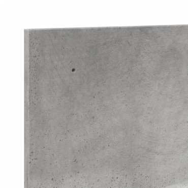 vidaXL Ντουλάπι Τοίχου Γκρι Σκυρ. 100x16,5x30cm Επεξεργασμένο Ξύλο 1 τεμ.