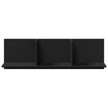 vidaXL Ντουλάπι Τοίχου Μαύρο 100x16,5x30cm από Επεξεργασμένο Ξύλο 1 τεμ.