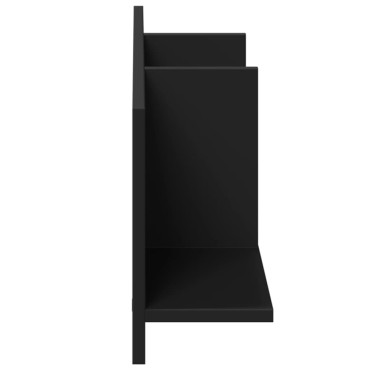 vidaXL Ντουλάπι Τοίχου Μαύρο 100x16,5x30cm από Επεξεργασμένο Ξύλο 1 τεμ.