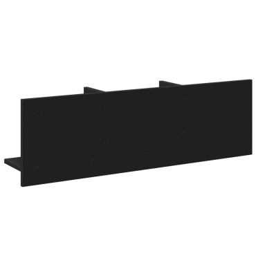 vidaXL Ντουλάπι Τοίχου Μαύρο 100x16,5x30cm από Επεξεργασμένο Ξύλο 1 τεμ.