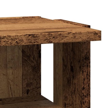 vidaXL Παπουτσοθήκη Όψη Παλαιού Ξύλου 28x27x102cm Επεξ. Ξύλο