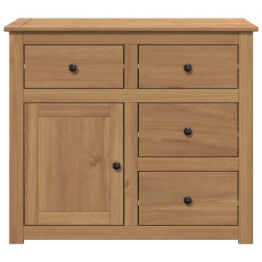 vidaXL Μπουφές με Συρτάρια Panama 93x40x80cm από Μασίφ Ξύλο Πεύκου 1 τεμ.