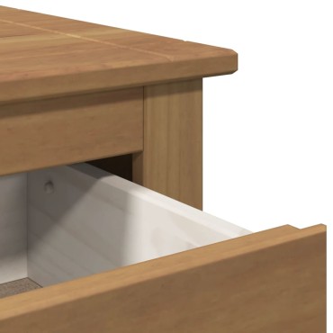 vidaXL Μπουφές με Συρτάρια Panama 93x40x80cm από Μασίφ Ξύλο Πεύκου 1 τεμ.