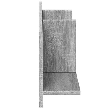 vidaXL Ντουλάπι Τοίχου Γκρι Sonoma 100x16,5x30cm Επεξεργασμένο Ξύλο 1 τεμ.