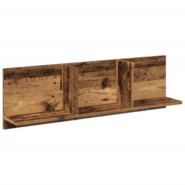 vidaXL Ντουλάπι Τοίχου Όψη Παλαιού Ξύλου 100x16,5x30cm Επεξ. Ξύλο 1 τεμ.