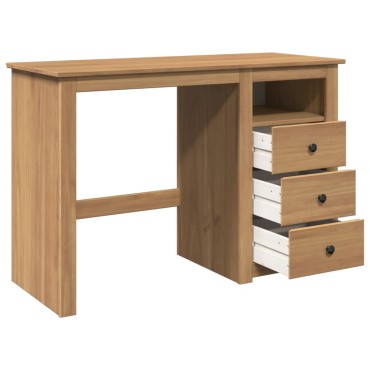 vidaXL Γραφείο Panama 112x45x75cm από Μασίφ Ξύλο Πεύκου 1 τεμ.