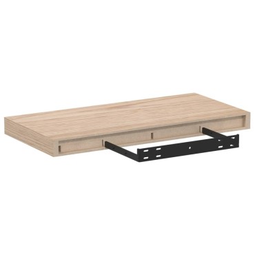 vidaXL Ράφια Τοίχου 2 τεμ. 50x23,5x4cm Επεξεργασμένο Ξύλο