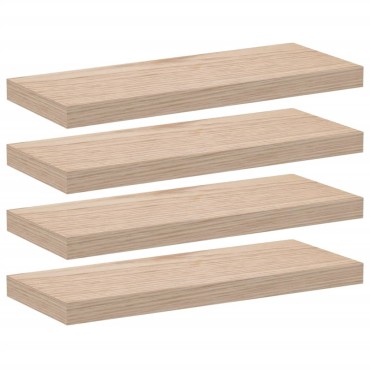 vidaXL Ράφια Τοίχου 4 τεμ. 60x23,5x4cm Επεξεργασμένο Ξύλο