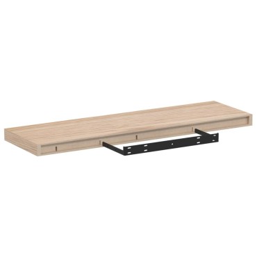vidaXL Ράφια Τοίχου 2 τεμ. 80x23,5x4cm Επεξεργασμένο Ξύλο