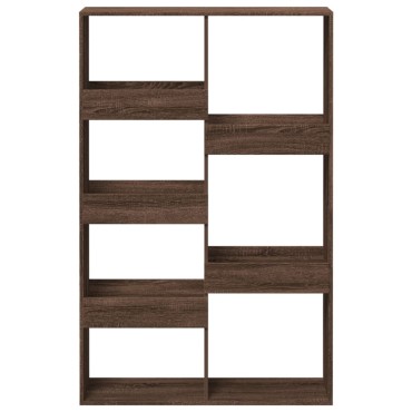 vidaXL Βιβλιοθήκη Καφέ Δρυς 100x33x155,5cm από Επεξεργασμένο Ξύλο 1 τεμ.