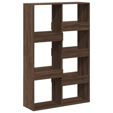vidaXL Βιβλιοθήκη Καφέ Δρυς 100x33x155,5cm από Επεξεργασμένο Ξύλο 1 τεμ.