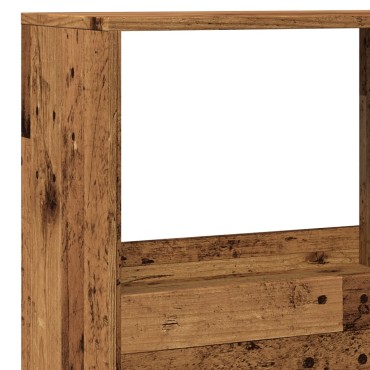 vidaXL Βιβλιοθήκη Όψη Παλαιού Ξύλου 100x33x155,5cm ΕπΞύλο Ξύλο 1 τεμ.