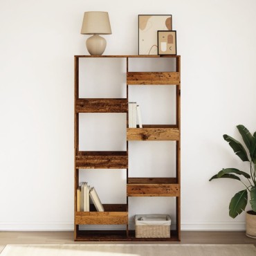 vidaXL Βιβλιοθήκη Όψη Παλαιού Ξύλου 100x33x175cm Επεξεργασμένο Ξύλο 1 τεμ.