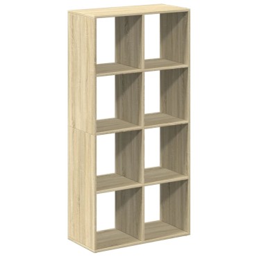 vidaXL Βιβλιοθήκη/Διαχωριστικό Χώρου Δρυς 69,5x29x137,5cm Επεξ. Ξύλο 1 τεμ.