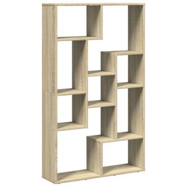 vidaXL Βιβλιοθήκη Sonoma Δρυς 72x20x120cm από Επεξεργασμένο Ξύλο 1 τεμ.