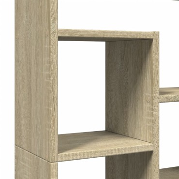 vidaXL Βιβλιοθήκη Sonoma Δρυς 72x20x120cm από Επεξεργασμένο Ξύλο 1 τεμ.