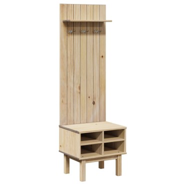 vidaXL Έπιπλο χωλ OTTA 50x40x160cm Μασίφ Ξύλο Πεύκου