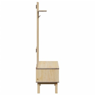 vidaXL Έπιπλο χωλ OTTA 50x40x160cm Μασίφ Ξύλο Πεύκου