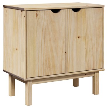 vidaXL Ντουλάπι Διαδρόμου OTTA 75x40x75cm από Μασίφ Ξύλο Πεύκου 1 τεμ.