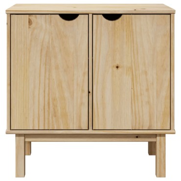 vidaXL Ντουλάπι Διαδρόμου OTTA 75x40x75cm από Μασίφ Ξύλο Πεύκου 1 τεμ.