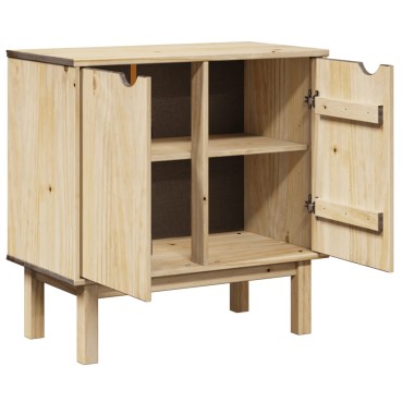 vidaXL Ντουλάπι Διαδρόμου OTTA 75x40x75cm από Μασίφ Ξύλο Πεύκου 1 τεμ.