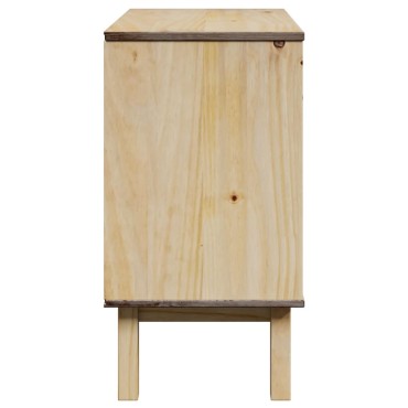 vidaXL Ντουλάπι Διαδρόμου OTTA 75x40x75cm από Μασίφ Ξύλο Πεύκου 1 τεμ.