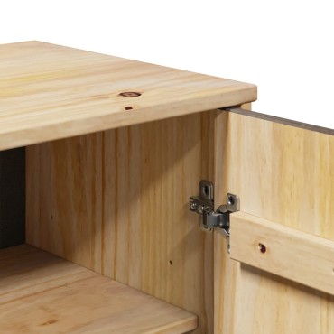 vidaXL Ντουλάπι Διαδρόμου OTTA 75x40x75cm από Μασίφ Ξύλο Πεύκου 1 τεμ.