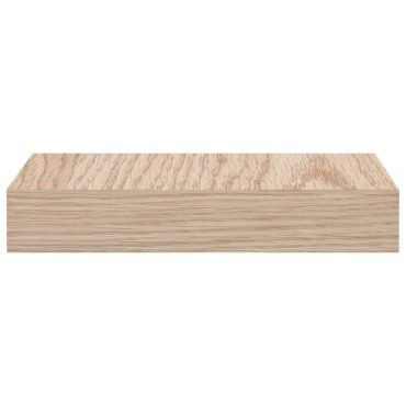 vidaXL Ράφια Τοίχου 2 τεμ. 23x23,5x4cm Επεξεργασμένο Ξύλο